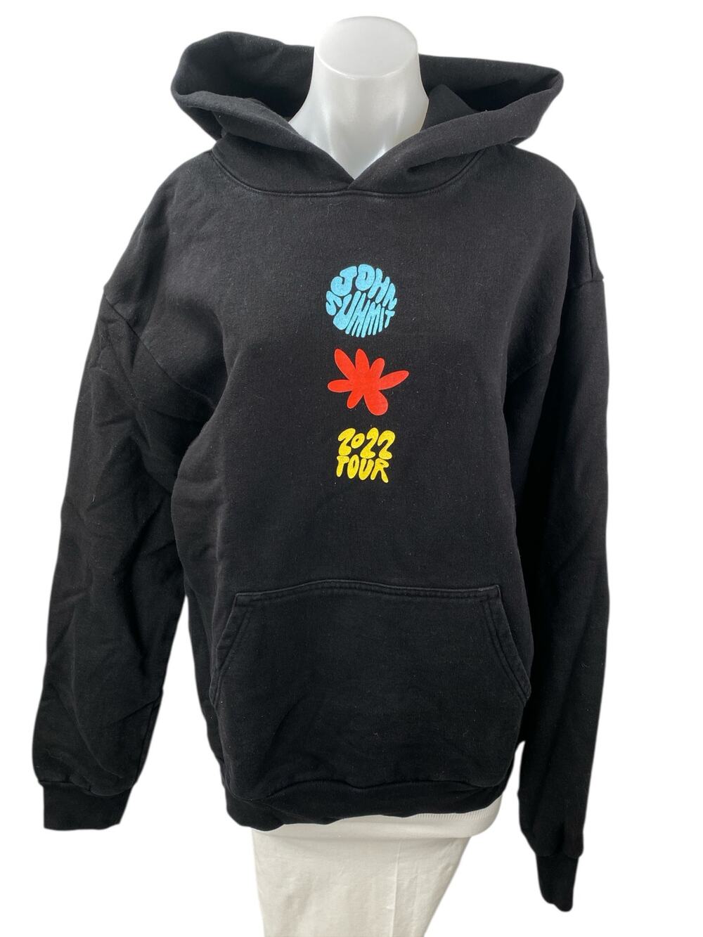 John Summit “ Off The Grid” Women's Black DJ Tour Hoodie Sweatshirt Top Size M